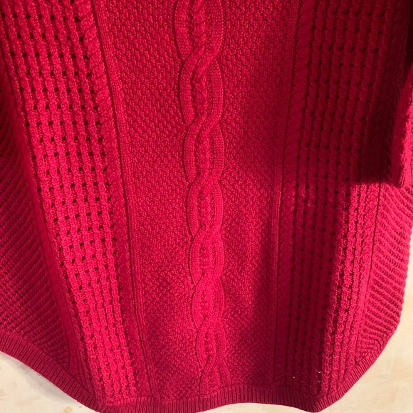 One step up top- sweter red short sleeves - Picture 2 of 10